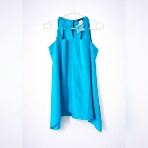 Mark. Blue Sleeveless Top